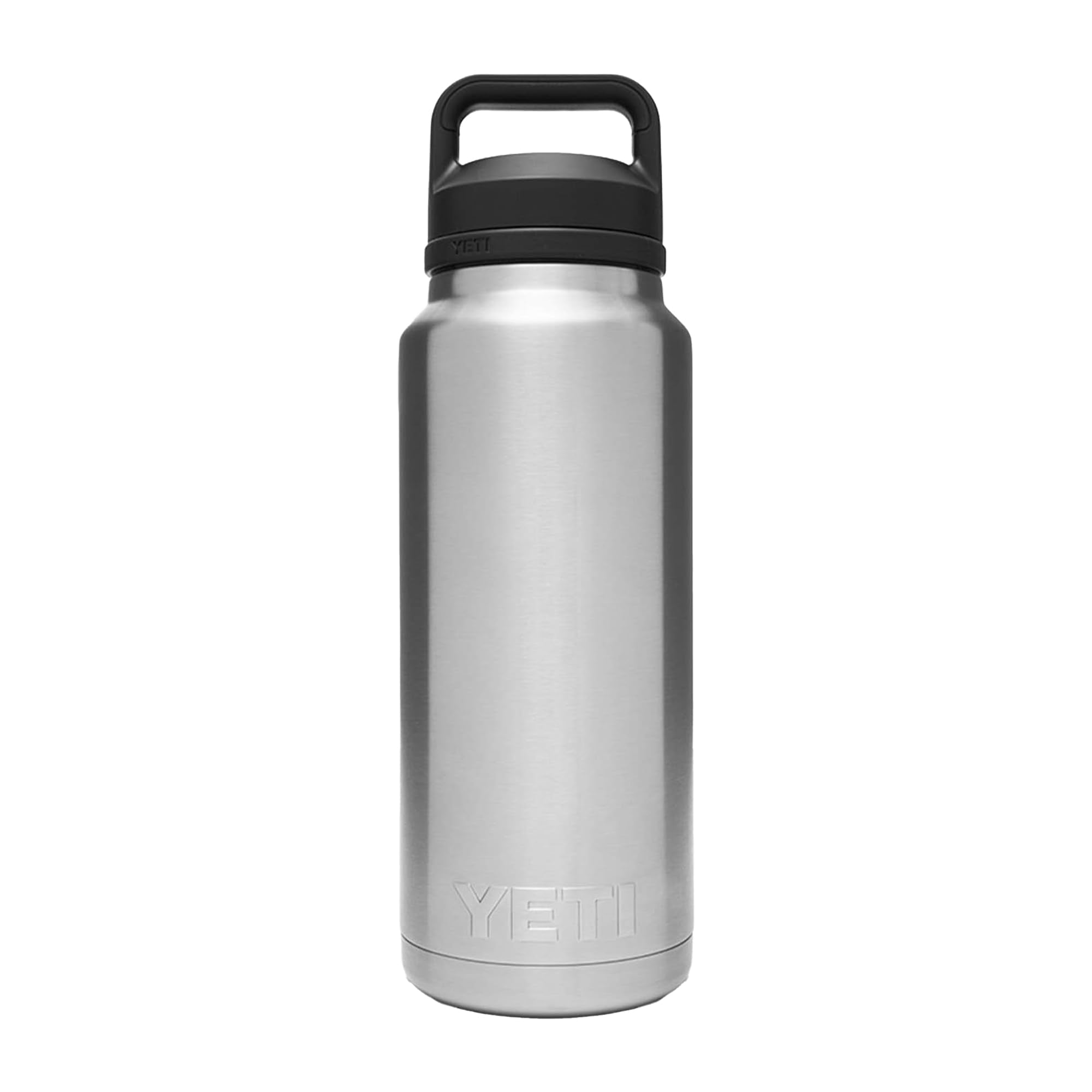 YETI Rambler 36 oz bottle with Chug Cap ready for quick sips on hikes.