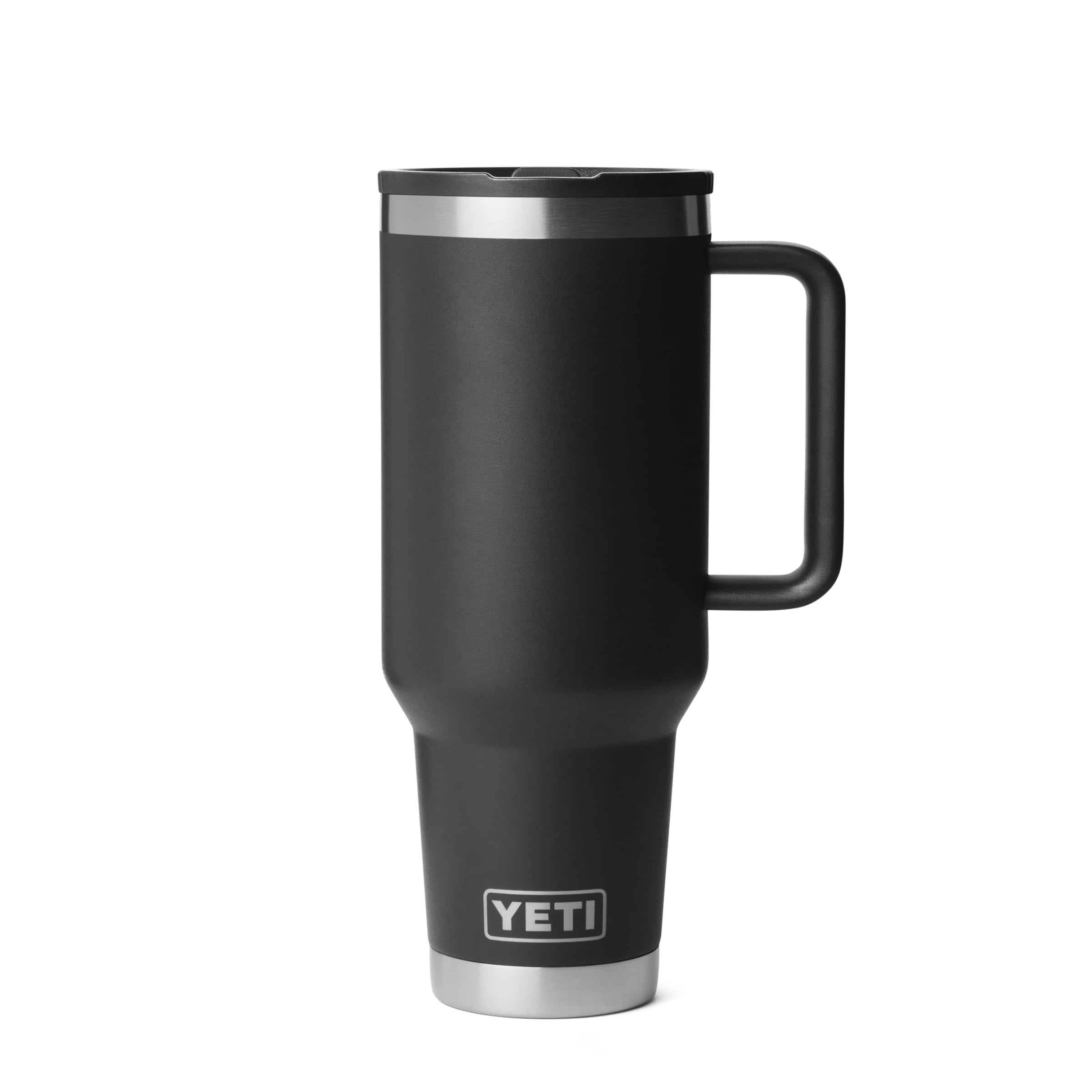 YETI Rambler 40 oz Travel Mug with flip straw lid for spill-free hydration on the go.