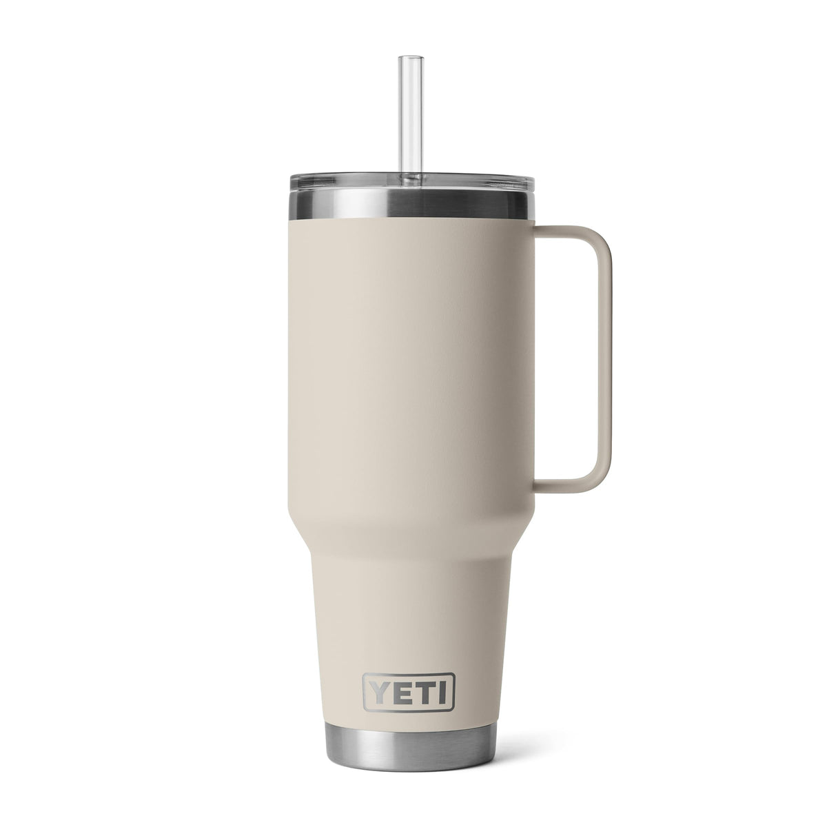 YETI Rambler 42 oz with handle and straw lid, easy to carry and sip on the go