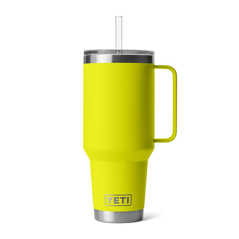 YETI Rambler 42oz double-wall insulation preserves cold drinks