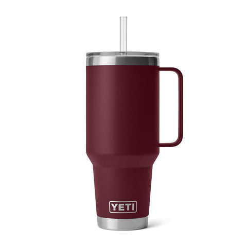 YETI Rambler 42 oz, 18-8 stainless steel construction protects against dents.