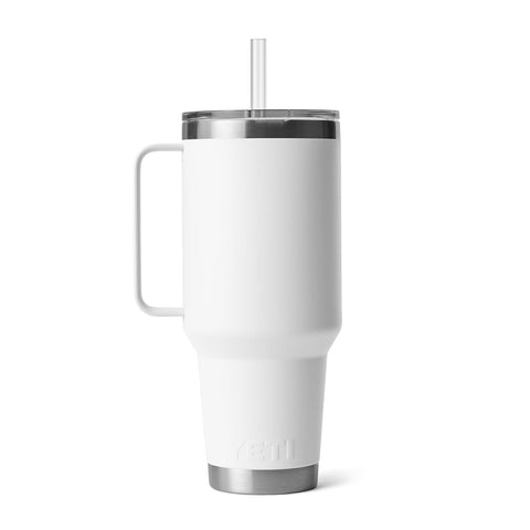 YETI Rambler 42oz fits most cup holders for on-the-go hydration.