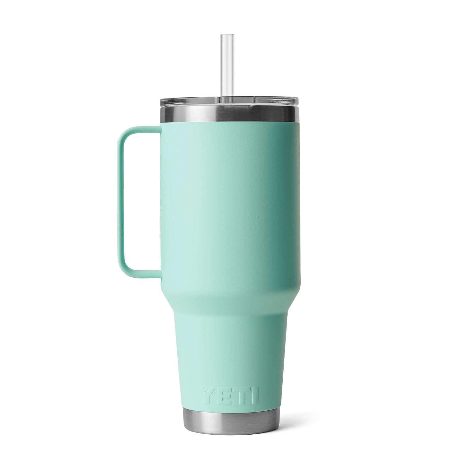 YETI Rambler 42 oz dishwasher-safe tumbler for easy cleanup after use.