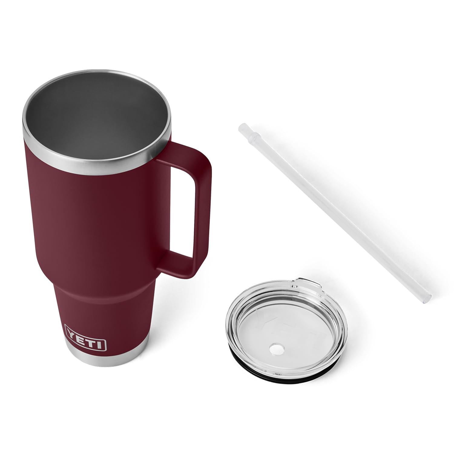 YETI Rambler 42 oz dishwasher-safe tumbler simplifies cleanups after travel.