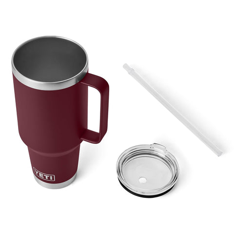 YETI Rambler 42 oz dishwasher-safe tumbler simplifies cleanups after travel.