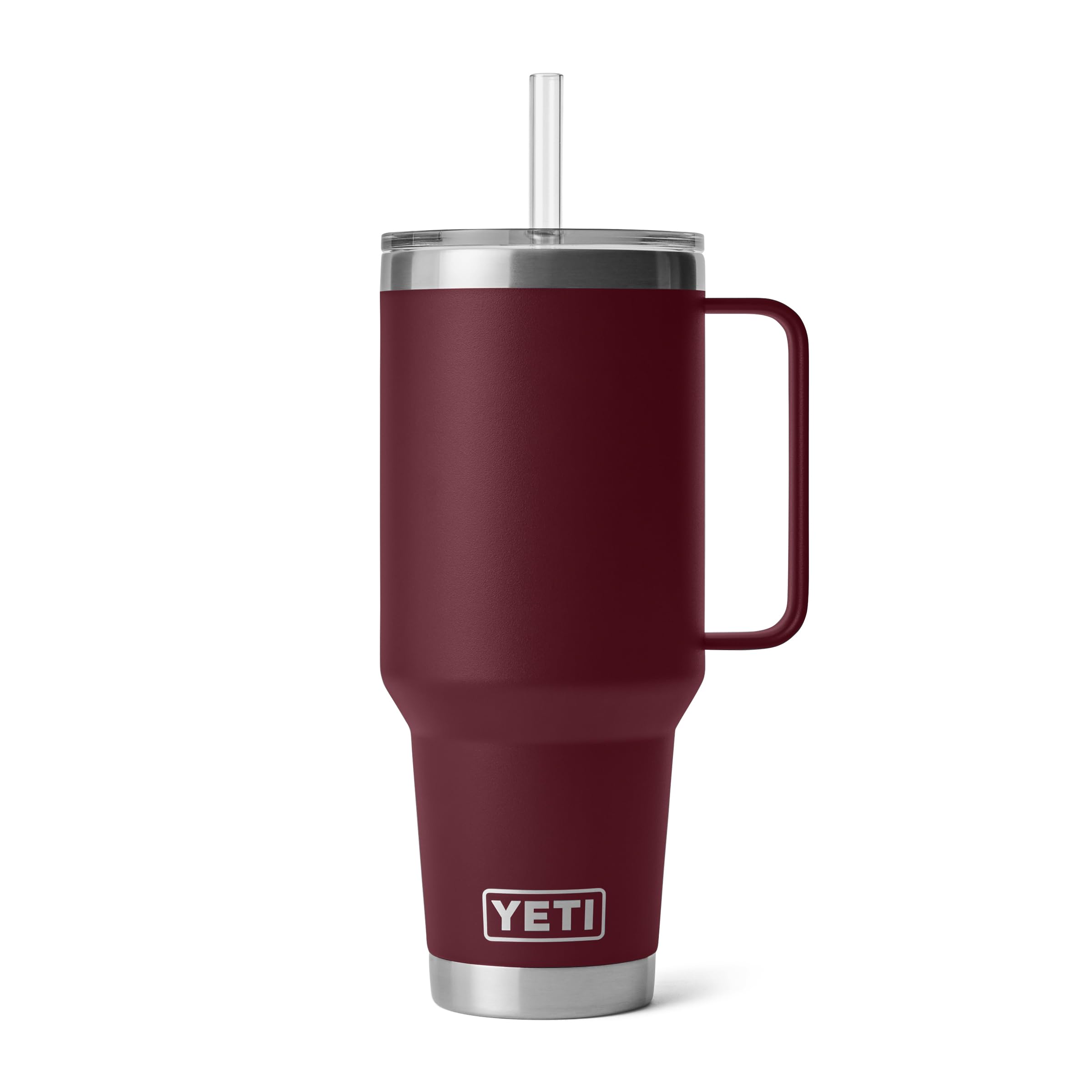 YETI Rambler 42 oz with handle and straw lid for easy on-the-go sipping.