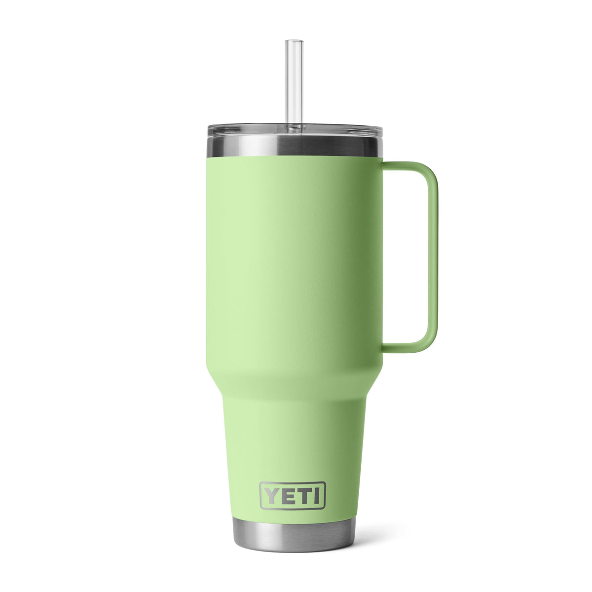 YETI Rambler 42 oz with handle and straw lid for easy sipping on the go