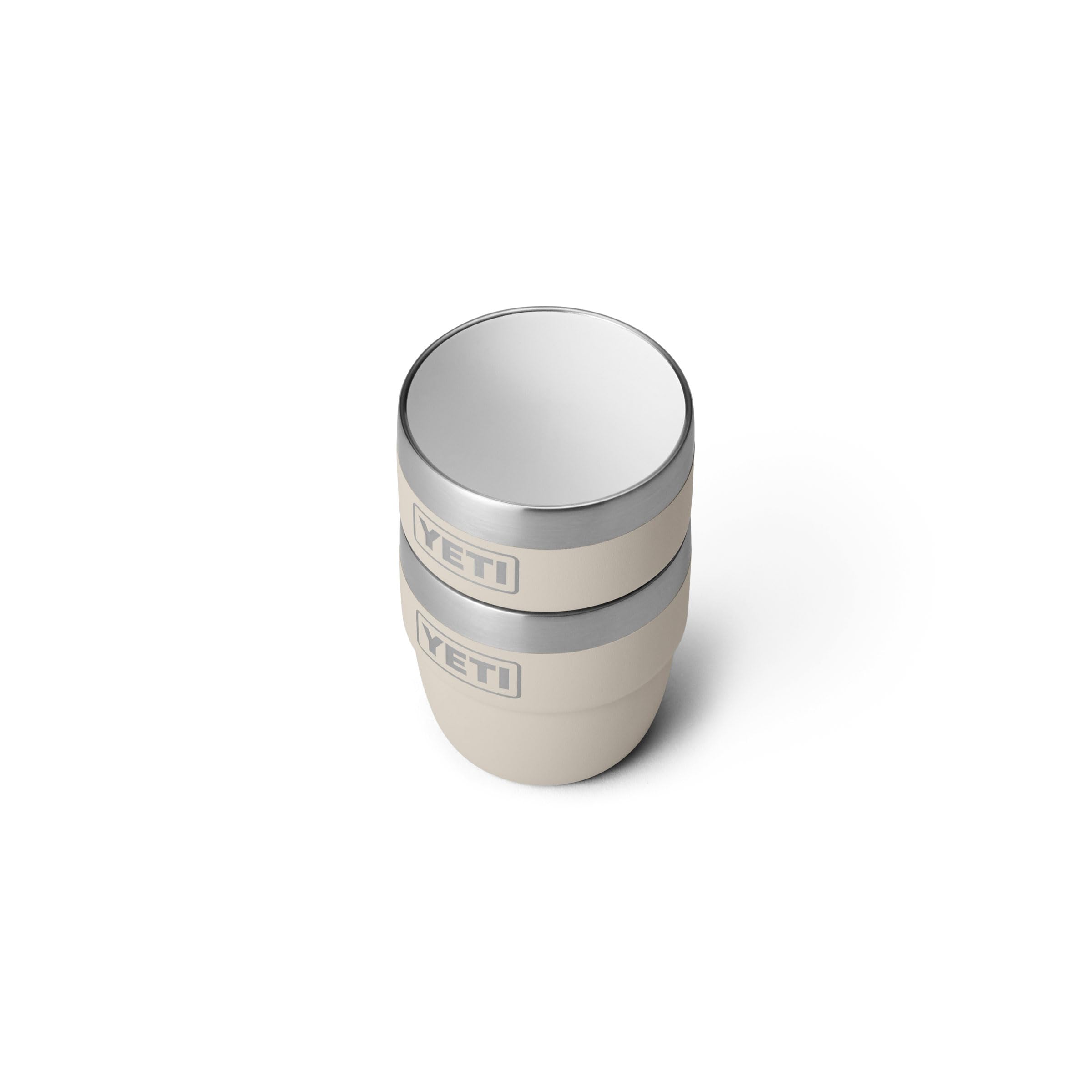 YETI Rambler 4 oz stackable cup Cape Taupe fits most espresso machines