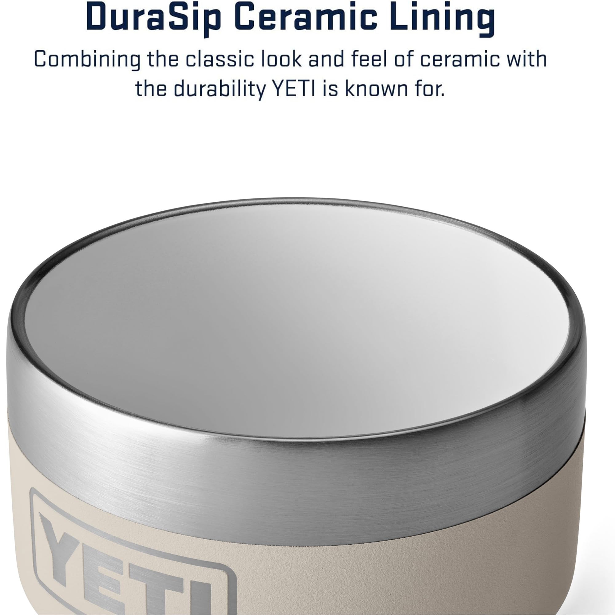 Cape Taupe YETI Rambler 4 oz cup stacked pair ready for travel and sharing
