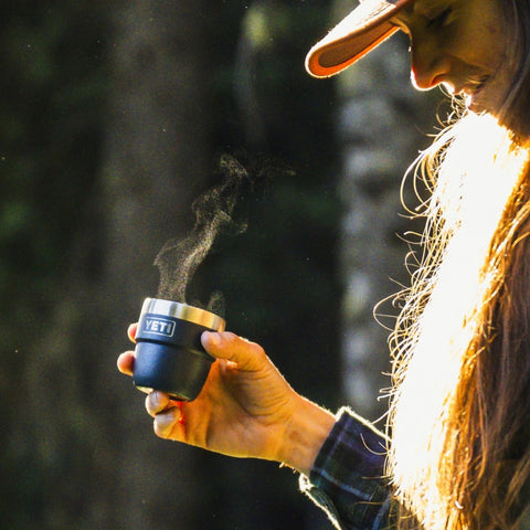 YETI Rambler dishwasher-safe cup for easy cleanup.