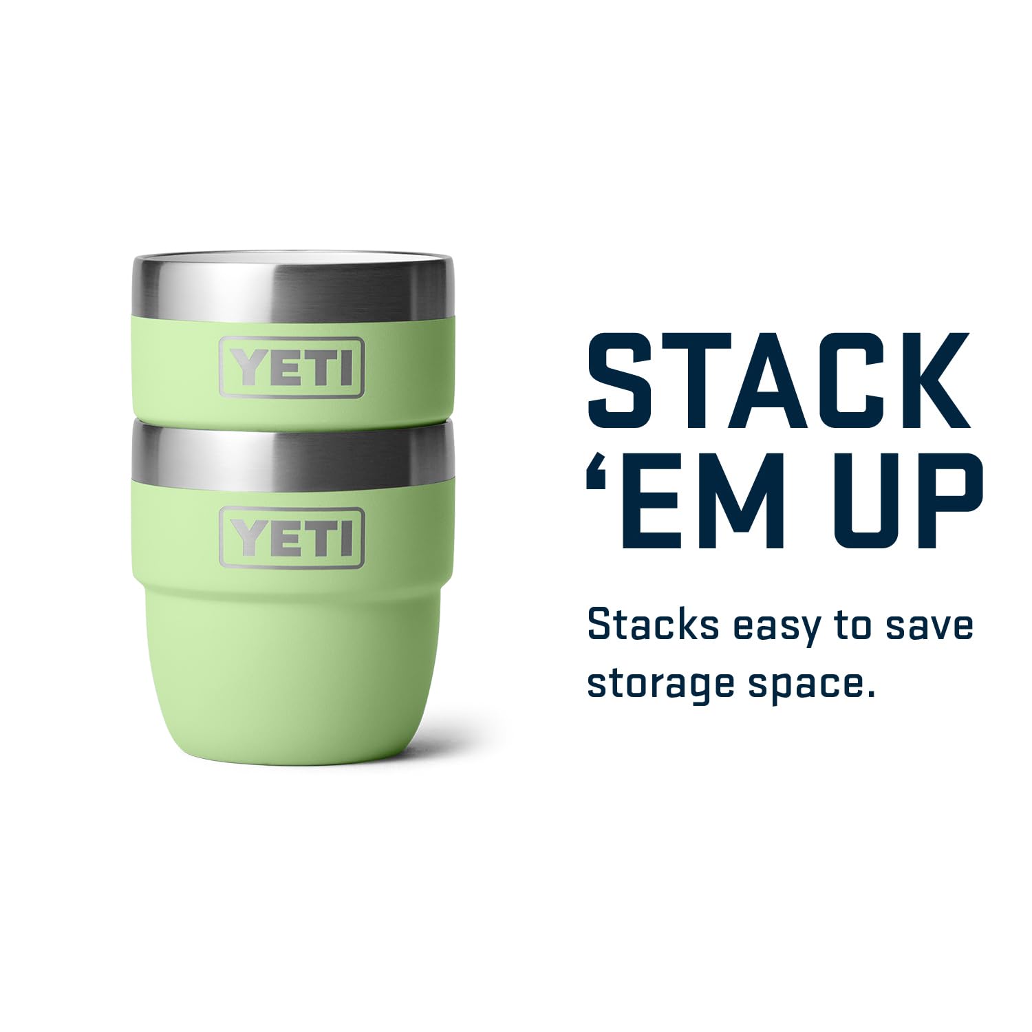 YETI Rambler 4 oz cup is dishwasher-safe for easy cleanup.