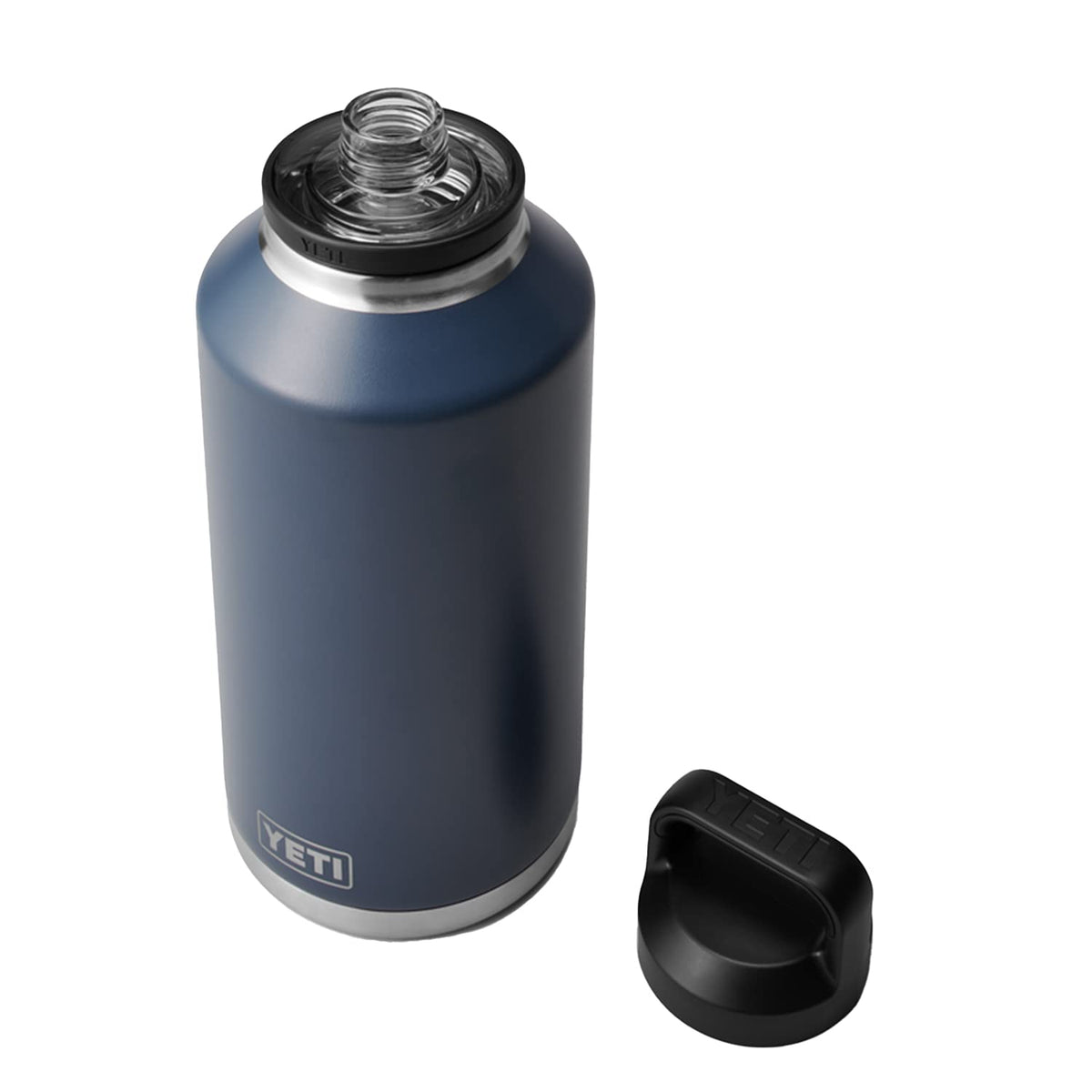 YETI Rambler 64 oz bottle with Chug Cap for quick sips on the go.