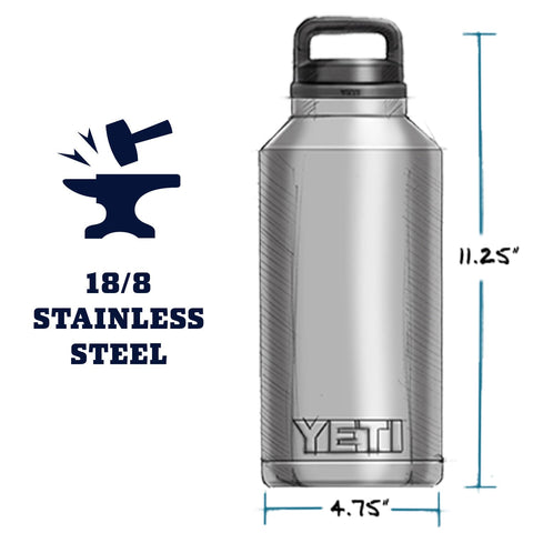 YETI Rambler 64 oz on-the-go hydration with fast sipping