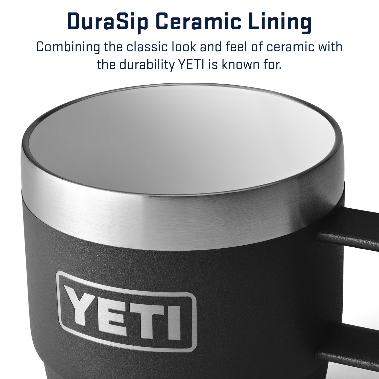 YETI Rambler 6 oz stackable mug barista-friendly design for quick pours