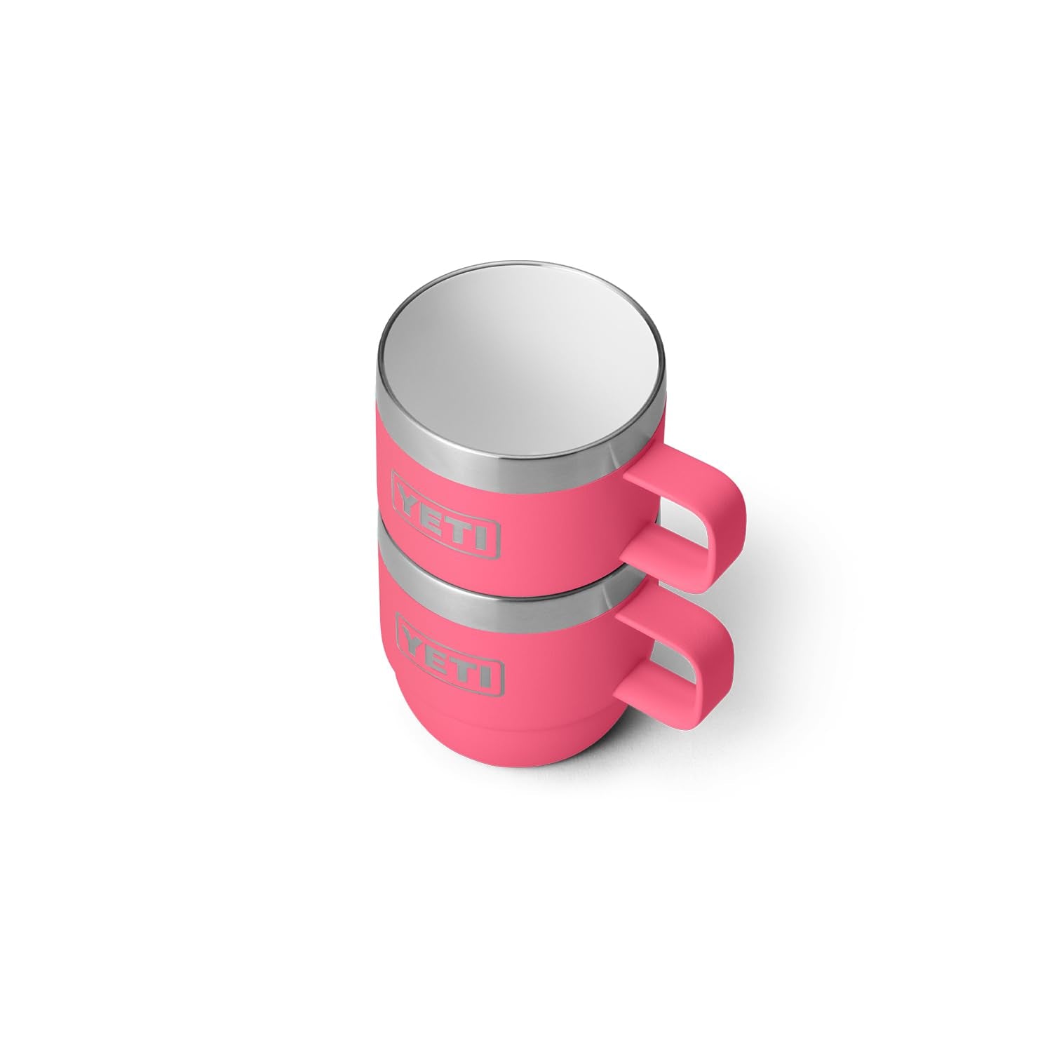 YETI Rambler 6 oz Stackable Mug is ideal for an espresso on the deck or cortado at camp.