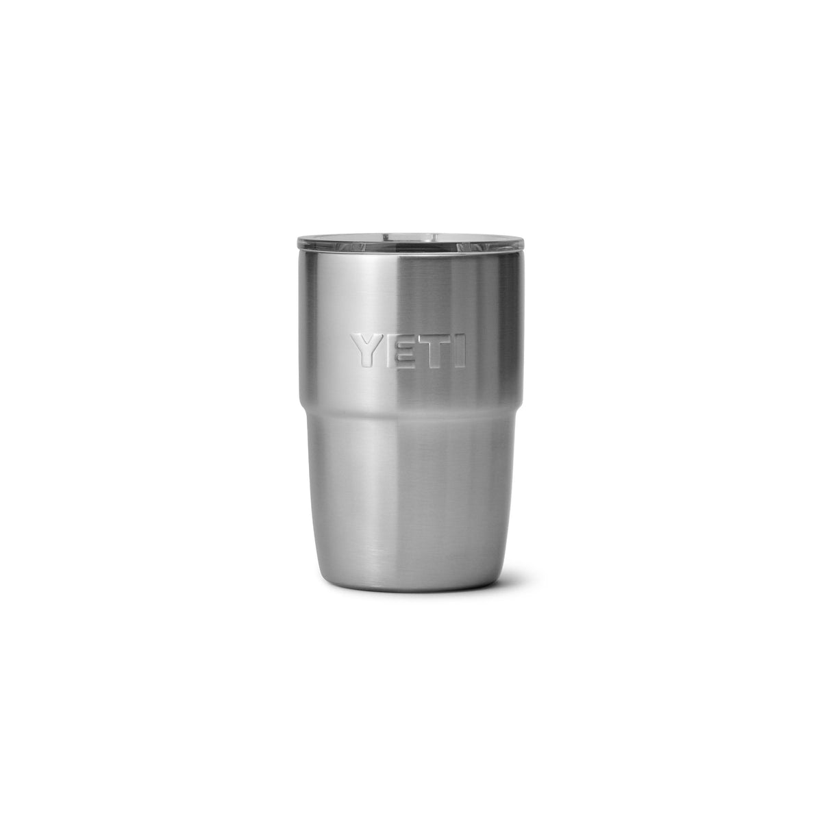 YETI Rambler 8 oz stackable cup lid keeps beverages secure on the go.