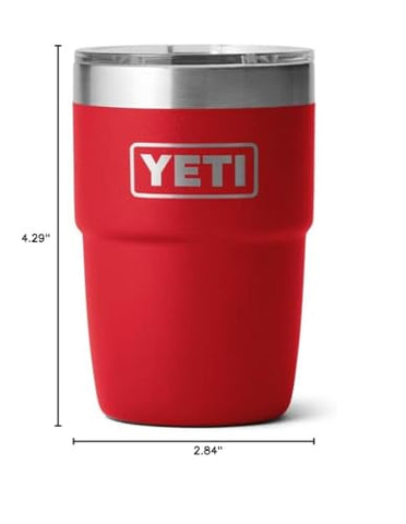YETI Rambler 8oz Stackable Cup ideal for lakeside and daily commutes