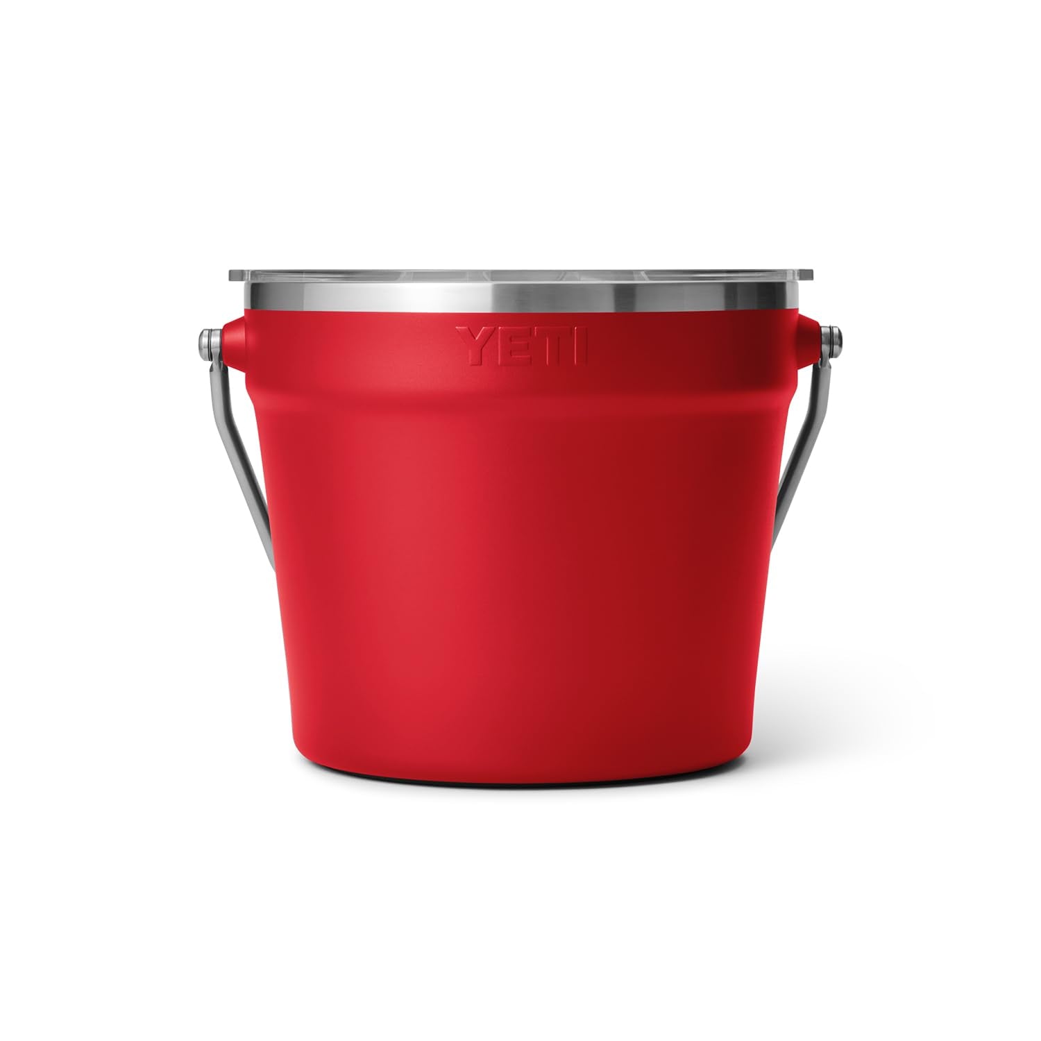 YETI Rambler Beverage Bucket Bearfoot-base helps prevent slips.