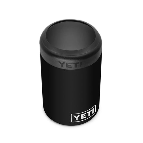 YETI Rambler Colster Black with no insert keeps standard cans cold on the go.
