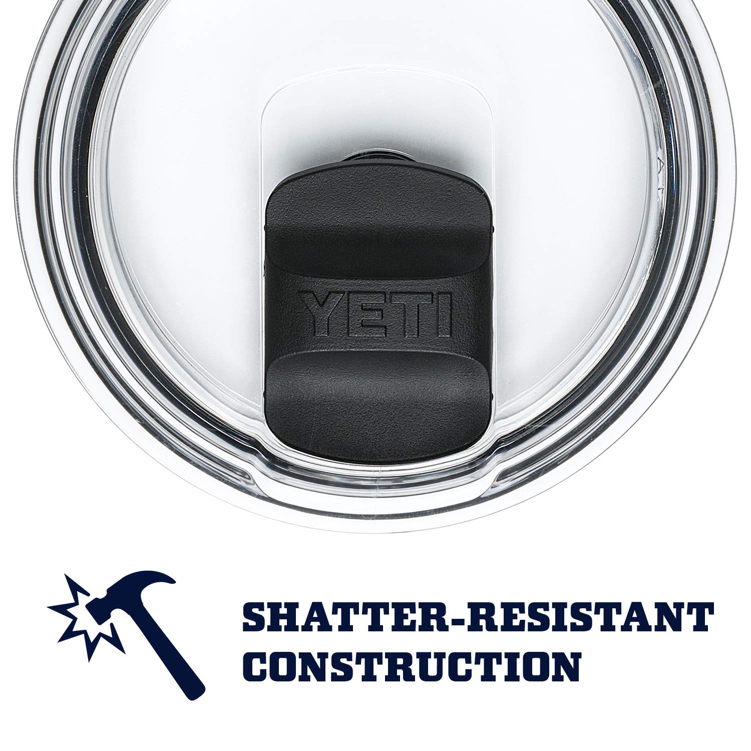 YETI Rambler fits standard cup holders for on-the-go use.