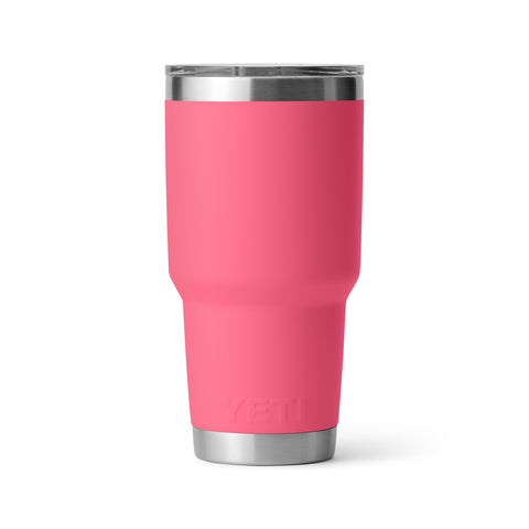 YETI Rambler tropical pink color with Duracoat resists fading