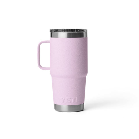 YETI Rambler four lid-placement options, versatile fit for right- and left-handed use.