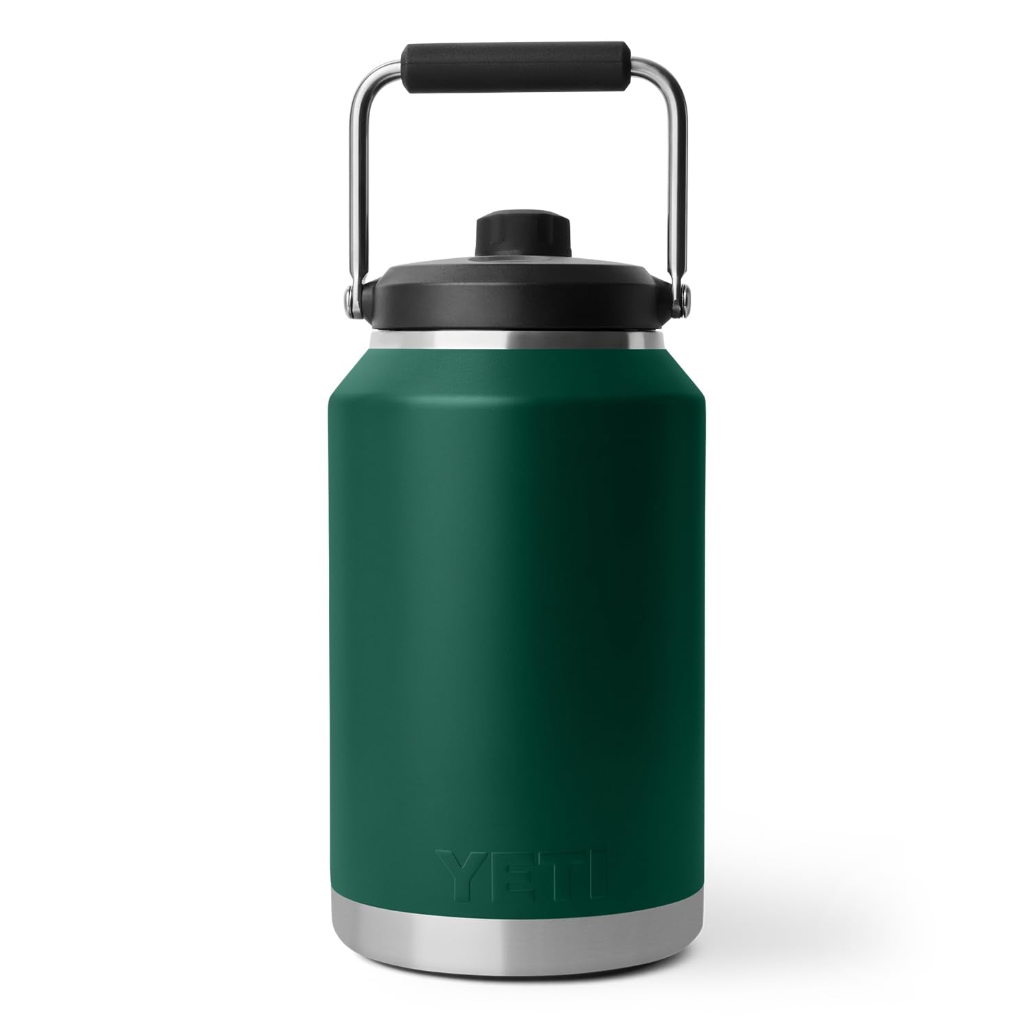 YETI Rambler Gallon Jug 2.0 Bearfoot non-slip ring stabilizes on any surface.