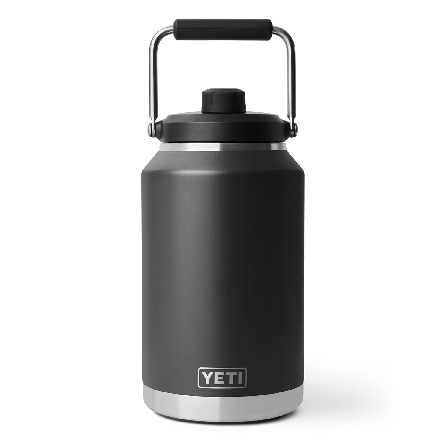 YETI Rambler Gallon Jug 2.0 magnetic cap docked demonstrates secure storage
