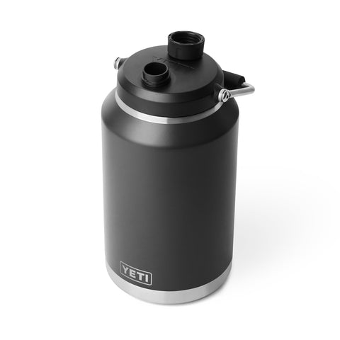YETI Rambler Gallon Jug 2.0 side view highlights rugged stainless steel for everyday hydration