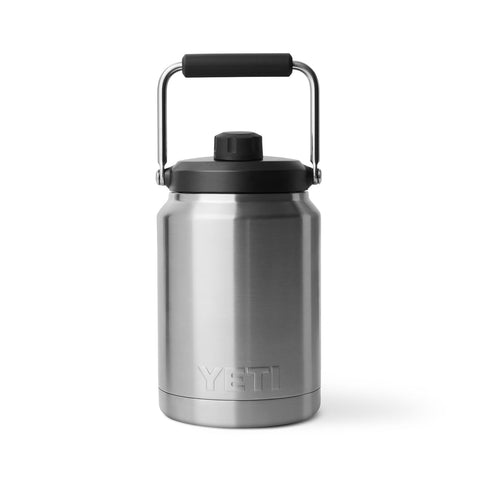 YETI Rambler 2.0 bearfoot non-slip ring stabilizes the bottle on uneven surfaces.