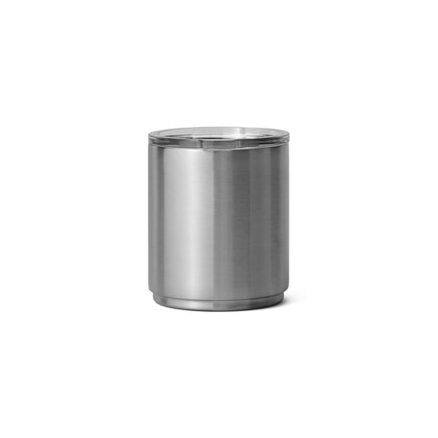 YETI Rambler Lowball 18-8 stainless steel resists dents and drops.