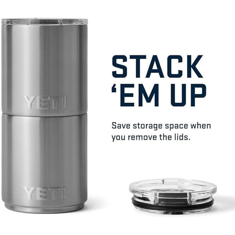YETI Rambler Lowball keeps beverages insulated during daily commutes.