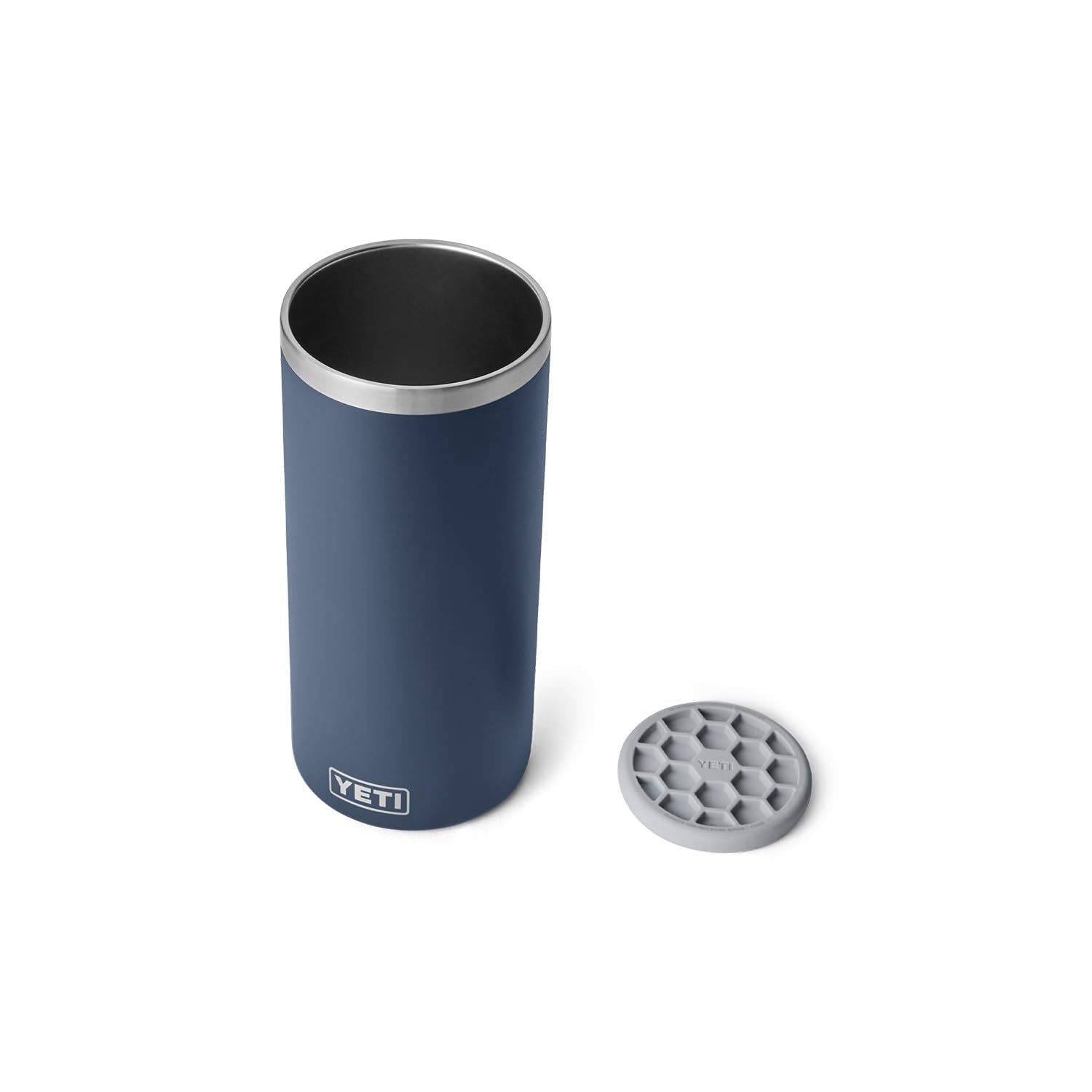 YETI Rambler Wine Chiller silicone-landing-pad protects bottles on any surface.