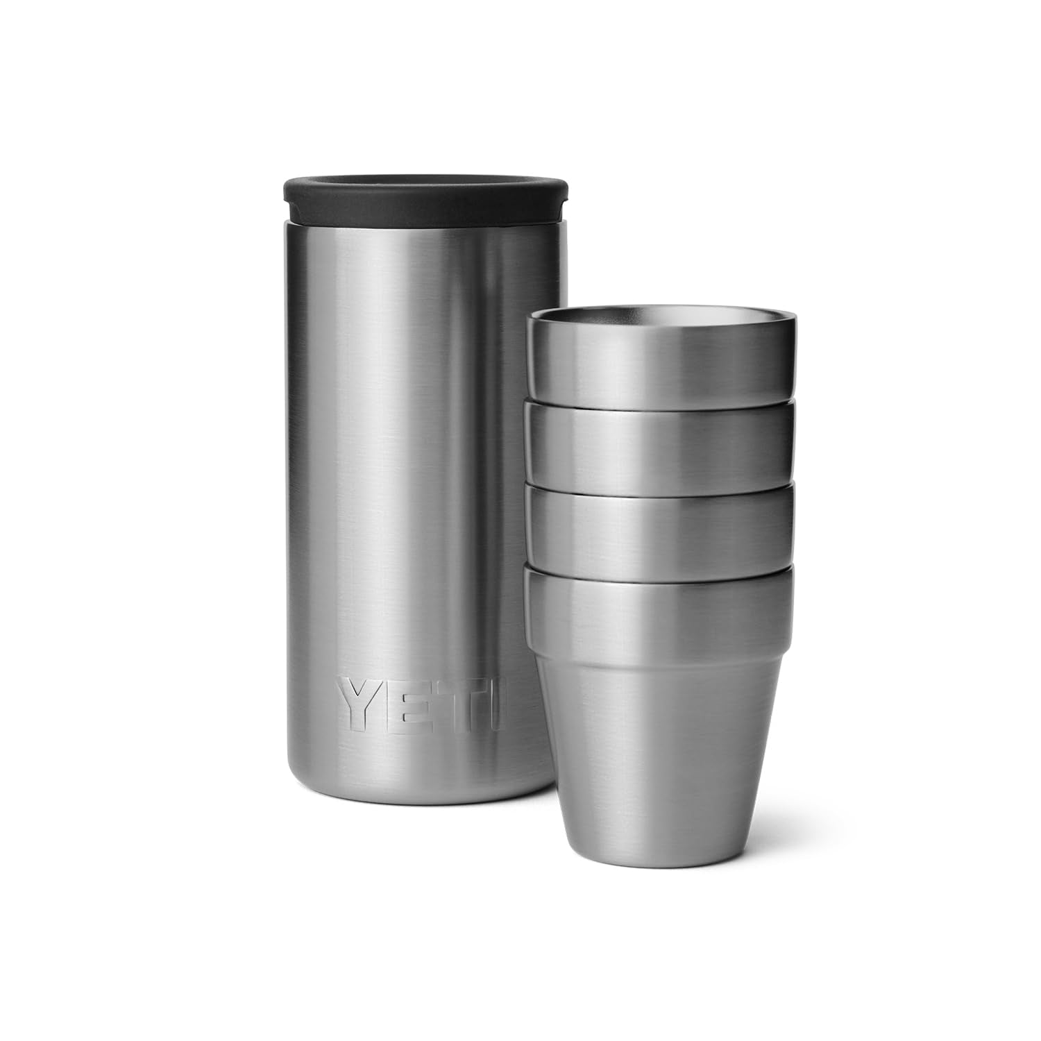 Each glass holds 1.7 oz for measured pours.