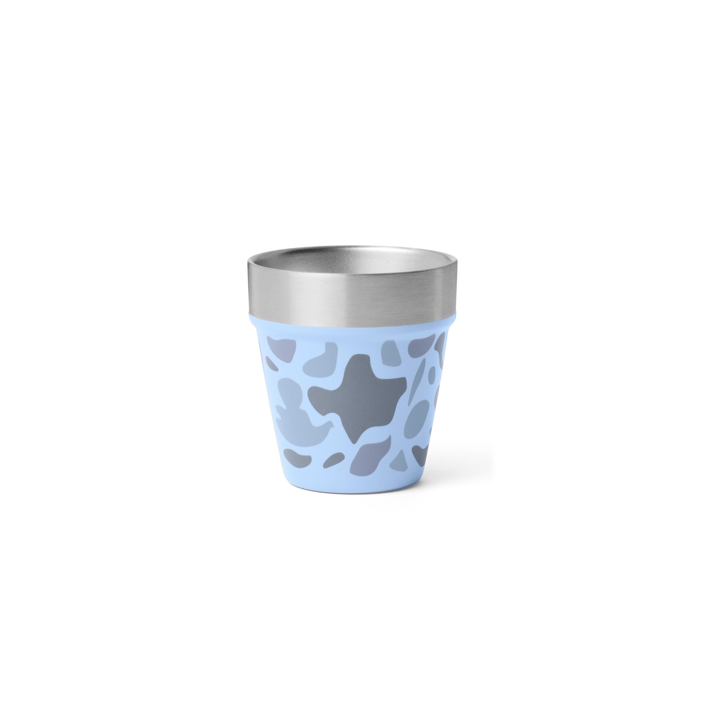 YETI Shot Glasses closeup rugged metal finish for daily adventures.