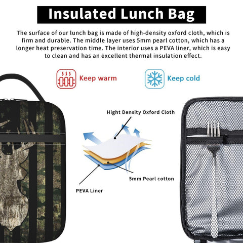 YETTA YANG American flag camo pattern adds outdoor style and visibility.