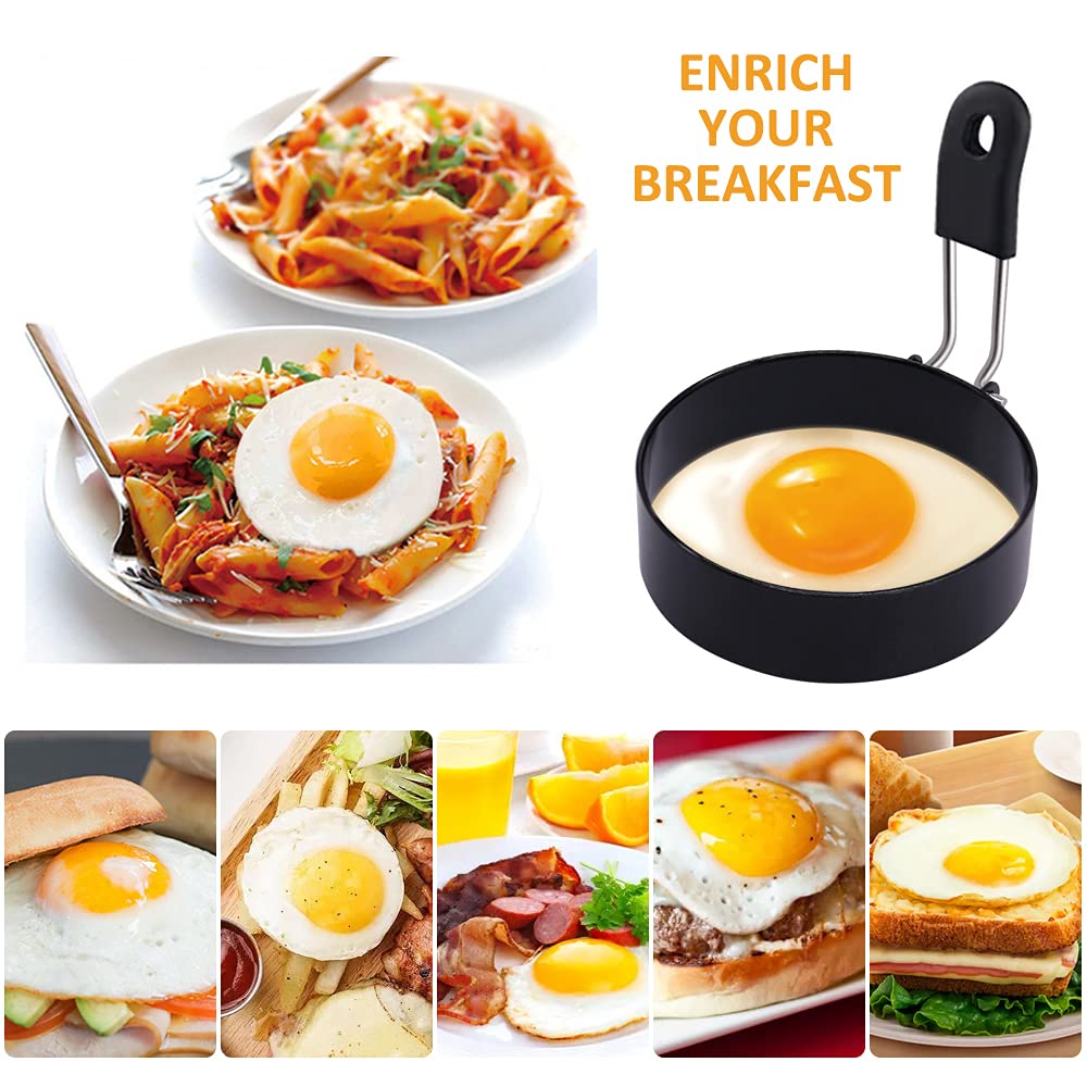 YEVIOR egg ring supports multi-use for pancakes, desserts, and chapatis.