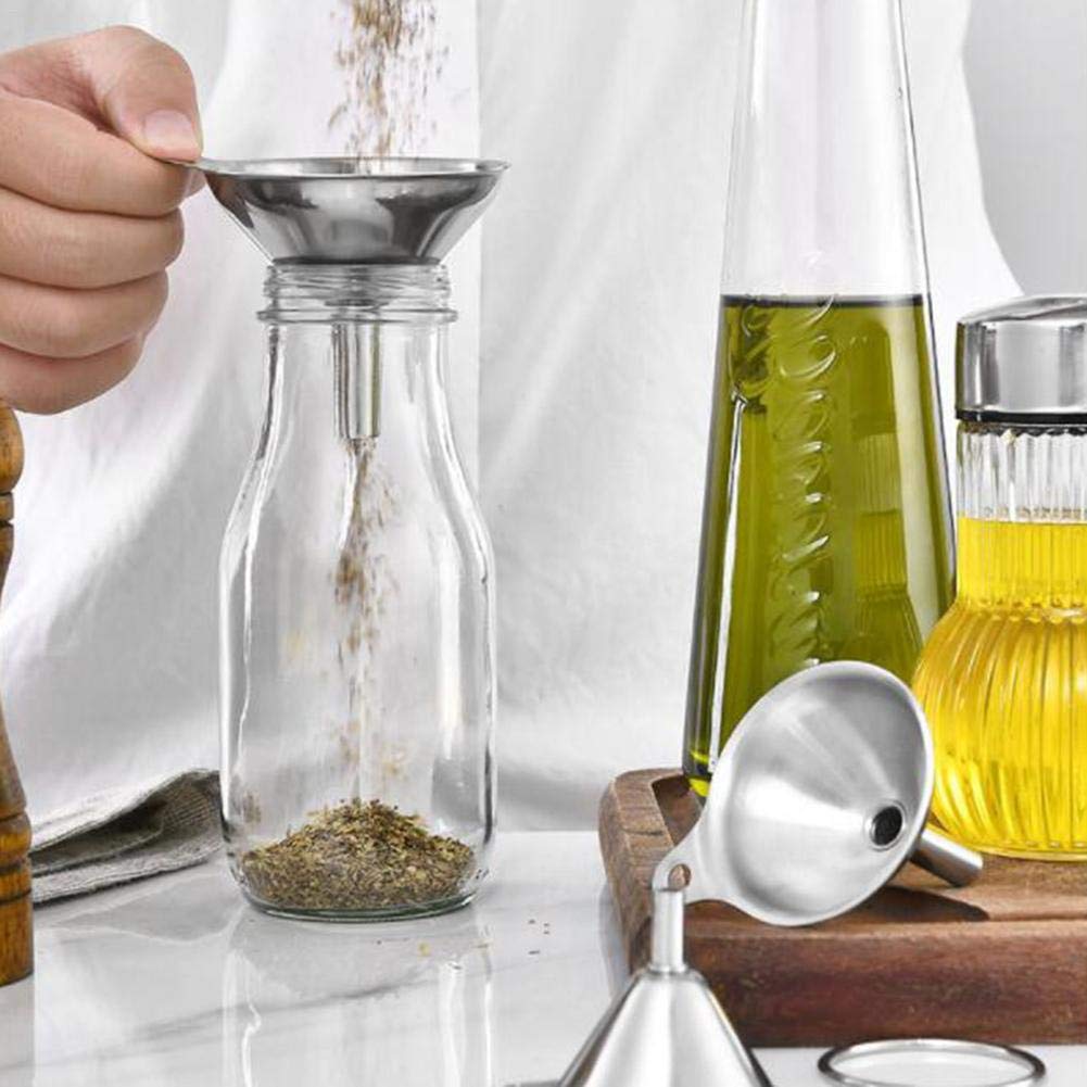 YEVIOR clip-ring keeps funnels together for easy storage.