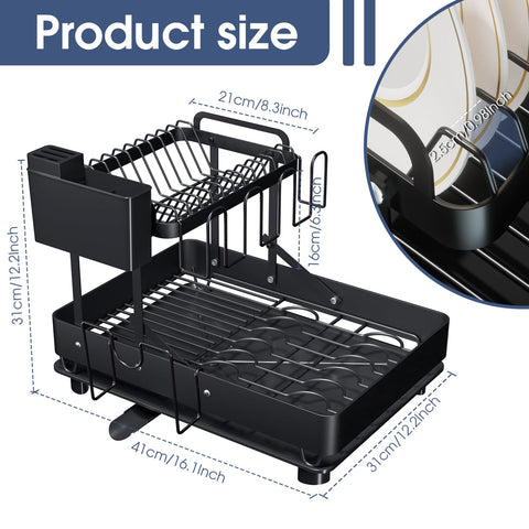 YEYPOP stainless steel drying rack with rust-resistant finish for long-lasting use