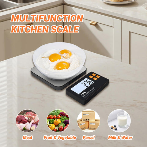 YFL scale assists meal prep with accurate portioning for balanced meals.