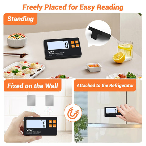 YFL wall-mount option saves counter space in compact kitchens.