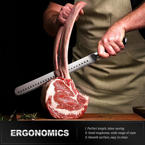 YFWOOD Multi-functional slicing knife for meats, cheese, bread, fruit