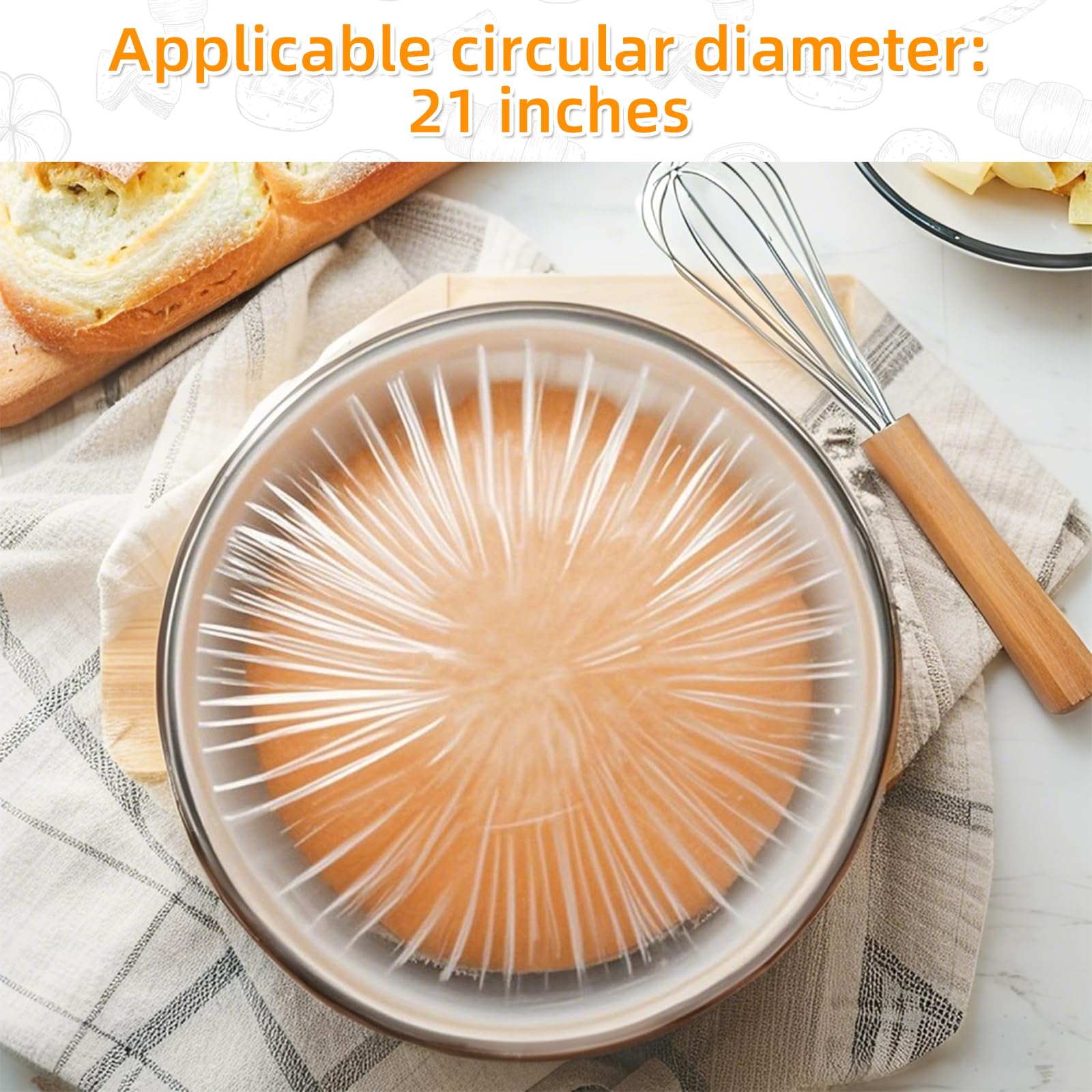 Yhalyea transparent PE lid lets you monitor fermentation without removing cover