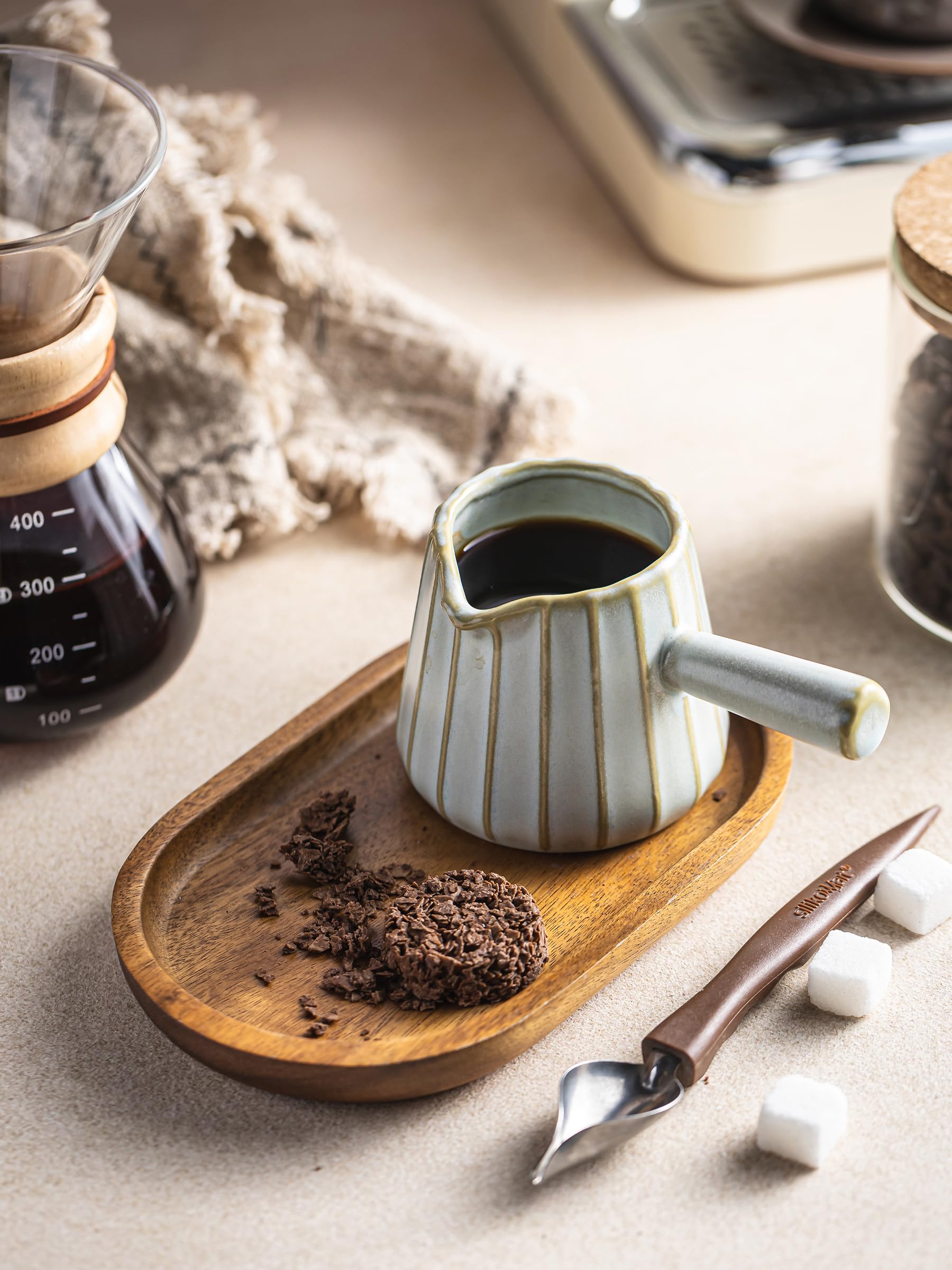 YHOJOY kitchen-friendly espresso cup for coffee, dressings, and sauces with style.