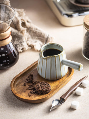 YHOJOY kitchen-friendly espresso cup for coffee, dressings, and sauces with style.