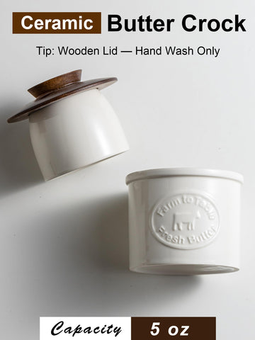 YHOJOY cow-pattern ceramic adds rustic kitchen charm.
