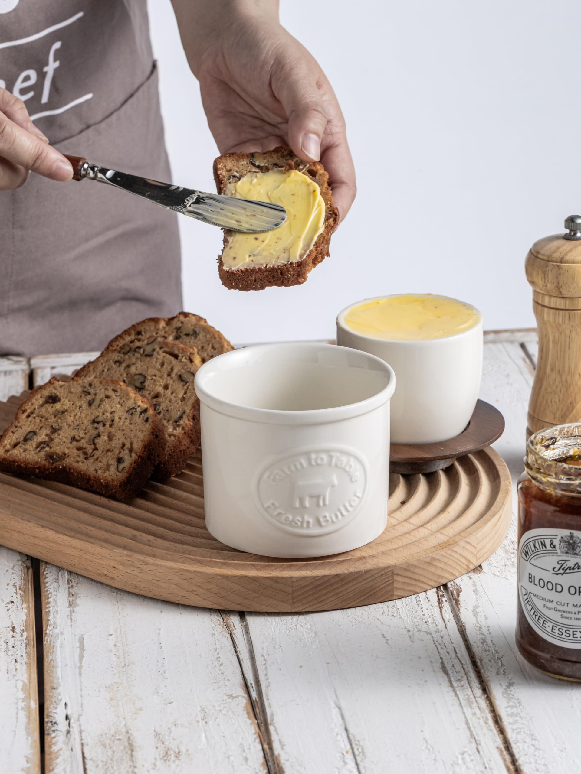 YHOJOY water-seal design helps keep butter soft and flavorful.