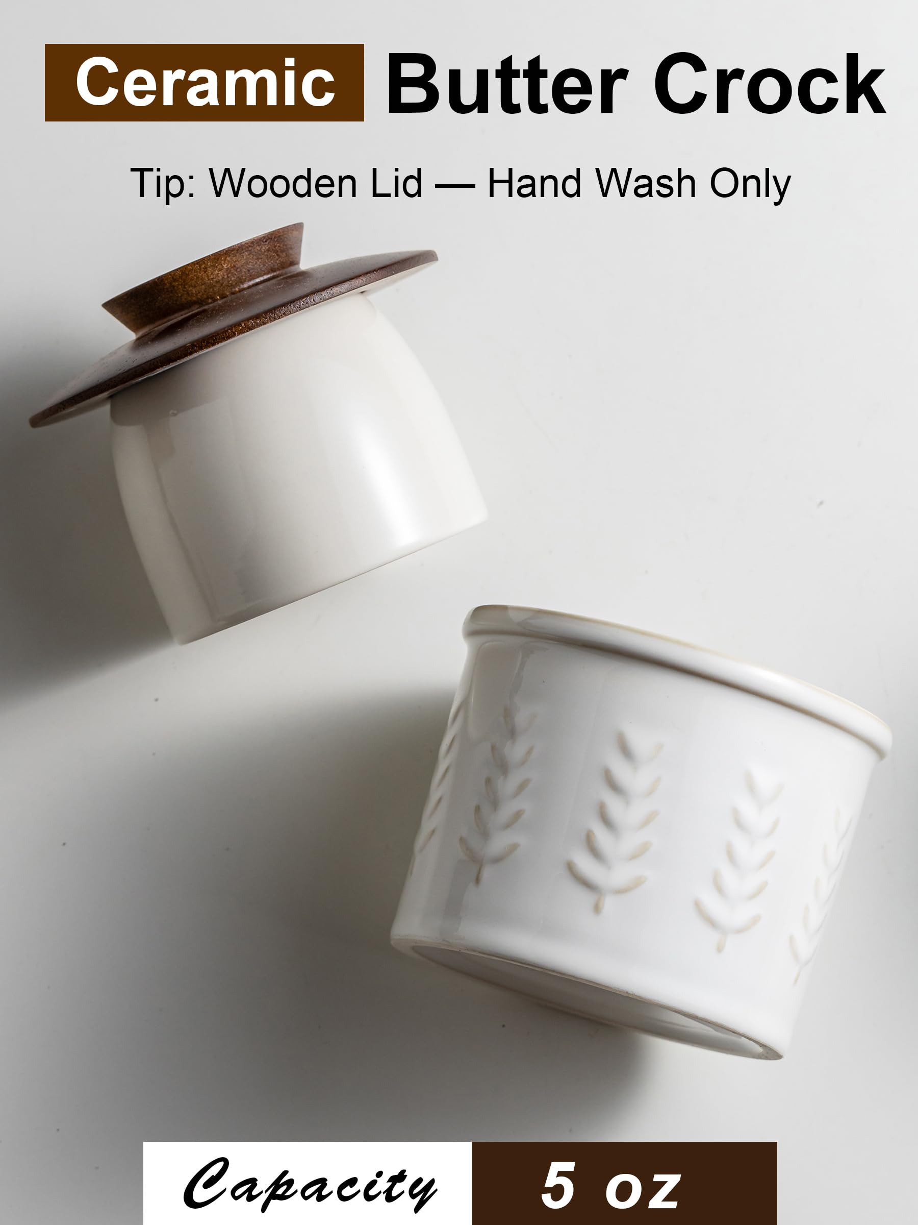 YHOJOY capacity one stick butter 125 g fits a typical butter block for daily use