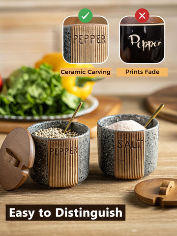 YHOJOY close up woodgrain lid highlights sturdy crafted design.