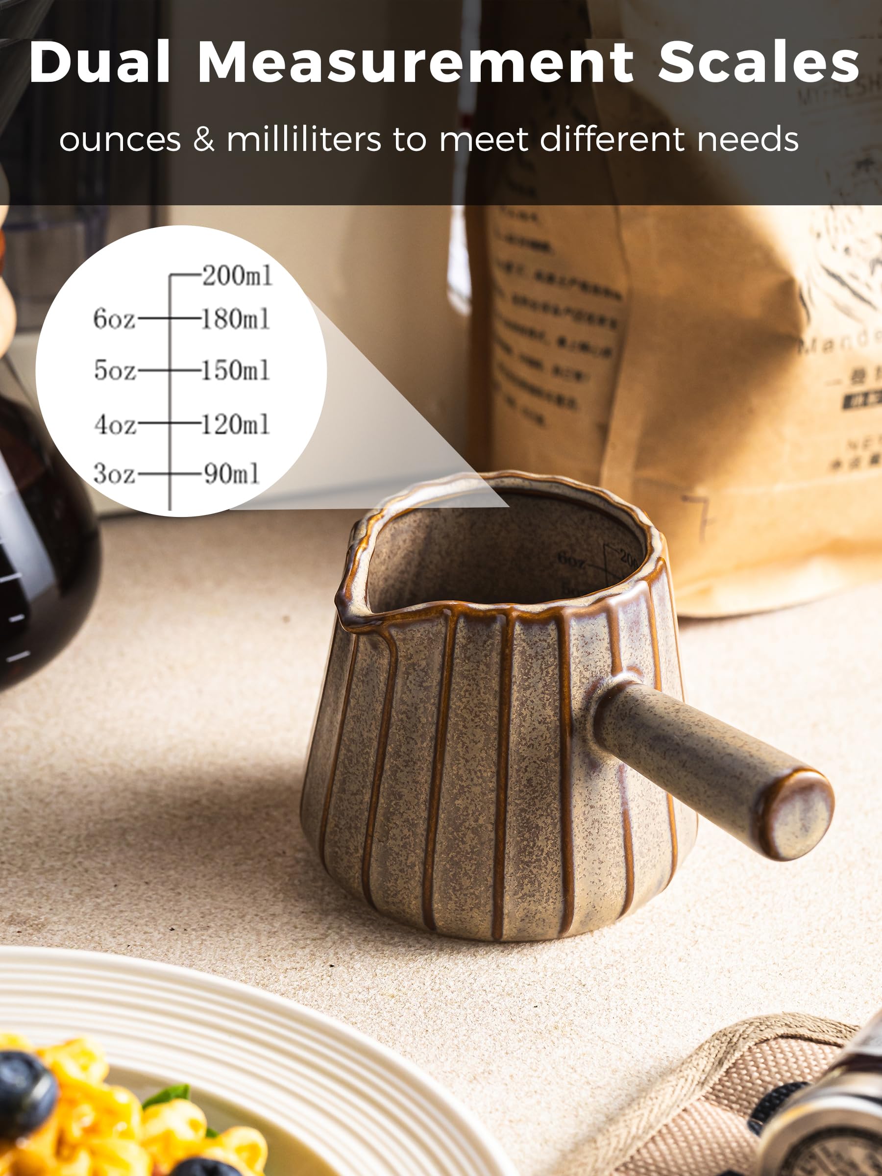 YHOJOY espresso cup dishwasher-safe for easy cleanup.